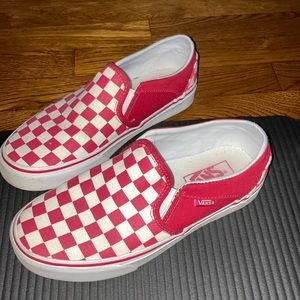 Red Checker Vans
